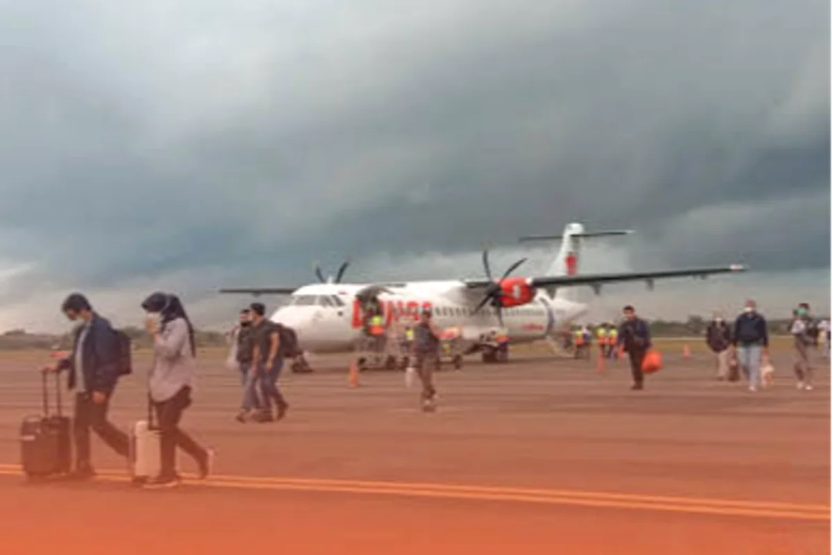 Kabut asap mengganggu penerbangan bandara Kualanamu
